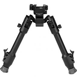 Warne 7901M Skyline Precision Bipod Fits Picatinny or Weaver Style Rails 6.9"-9.1" with 5 Positions and Rotation Black