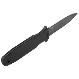 SOG SOG-17-61-01-57 Pentagon FX Blackout Fixed Black DOuble Sided Dagger Blade Black Grip