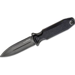 SOG SOG-17-61-03-57 Pentagon FX Covert Blackout Fixed Black Double Sided Dagger Blade Black Grip