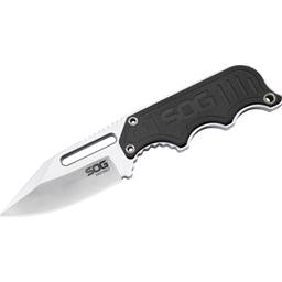SOG SOG-NB1012-CP Instinct Fixed Neck Knife Stainess Blade Black Grip