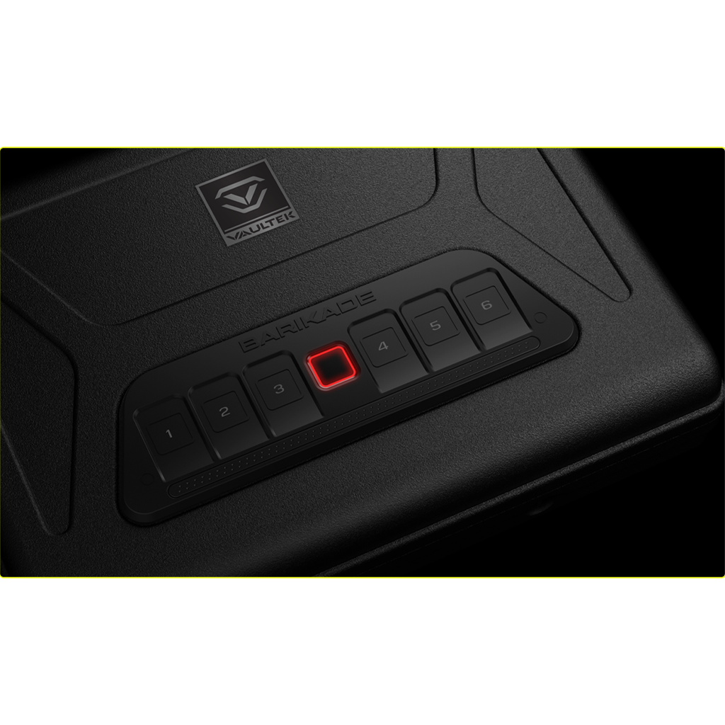 Coffre-fort Biométrique Vaultek Barikade Série 2 (BKD2B-SB) Pour Arme De Poing
