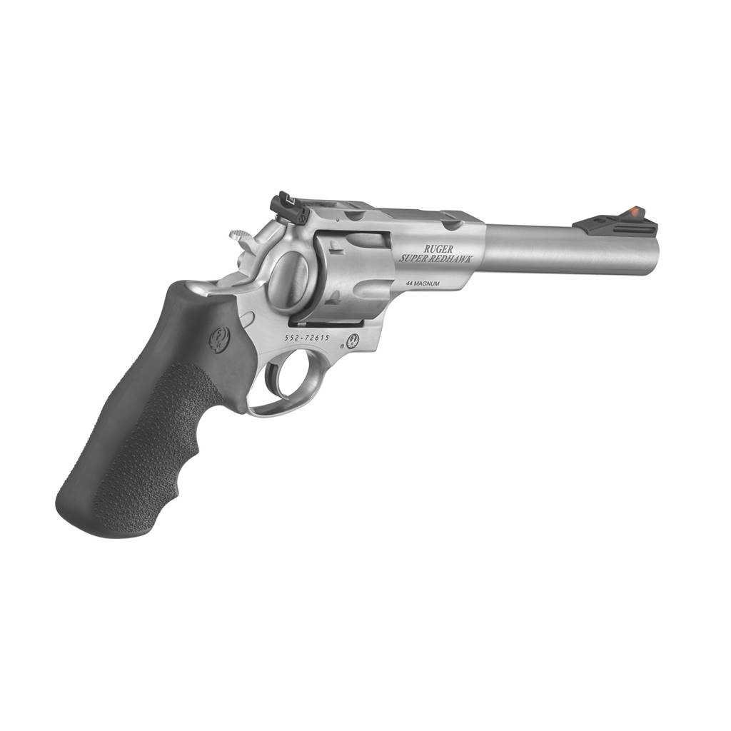 Ruger Super Redhawk 44 Mag Stainless Hogue Rubber Grips 7.5 Barrel
