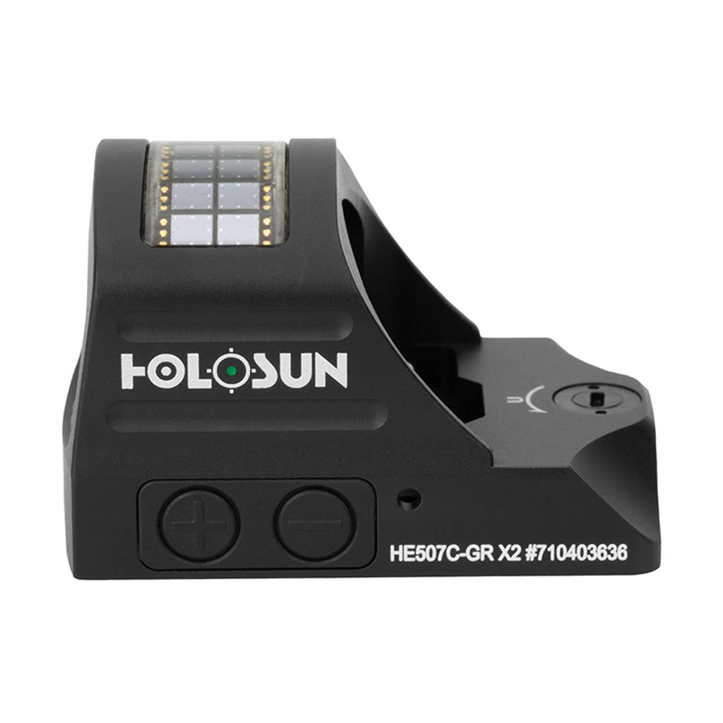 Holosun Technologies 507C X2 Pistol Green Dot 2 MOA Dot 32 MOA Circle