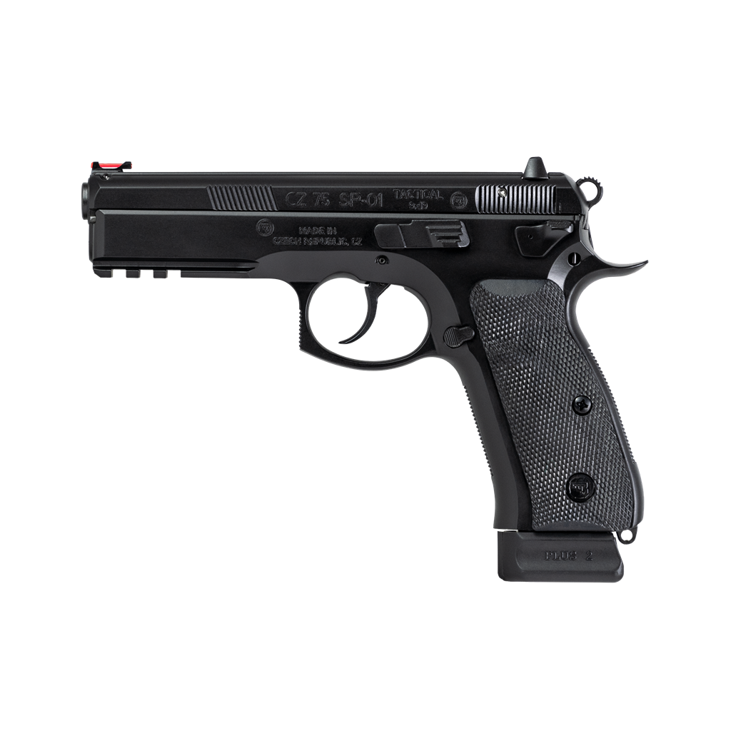 【75】 CZ 75 SP01 Tactical 9mm Decocker Black 4.6 Barrel 19 Round - 89153