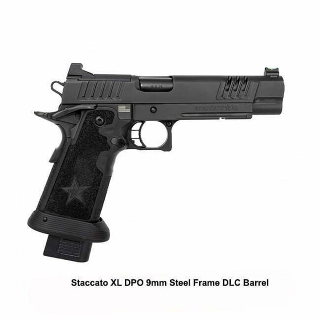 Staccato XL 9mm Optic Ready Steel Frame DLC 6 Barrel Tac