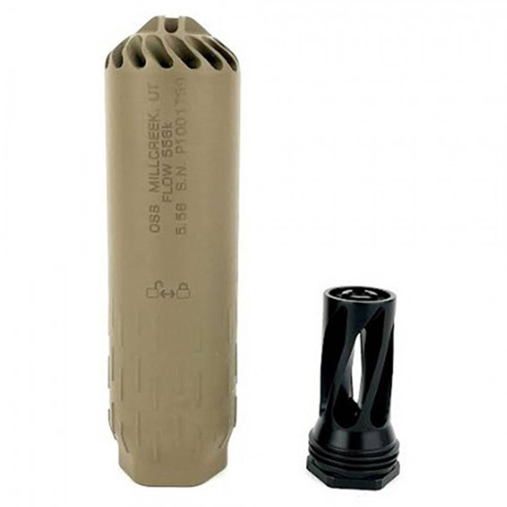 HUXWRX Flow 556K FlowBaffle 5.56mm Quick Detach K Style Suppressor