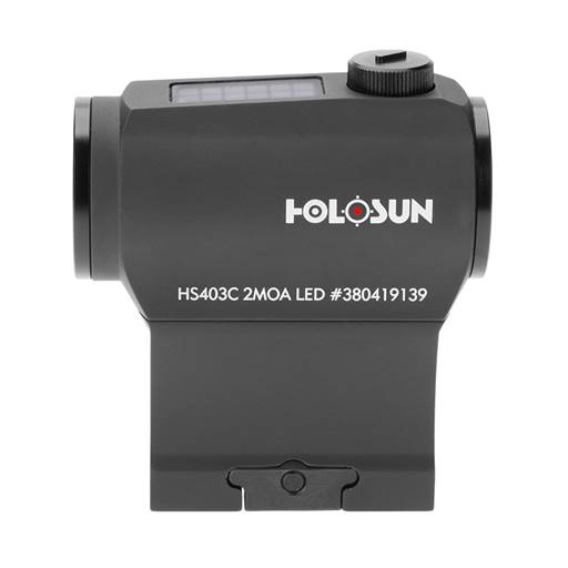 Holosun Technologies 403C Rifle Red Dot 2 MOA Solar Shake Awake Night Vision Compatible HS403C