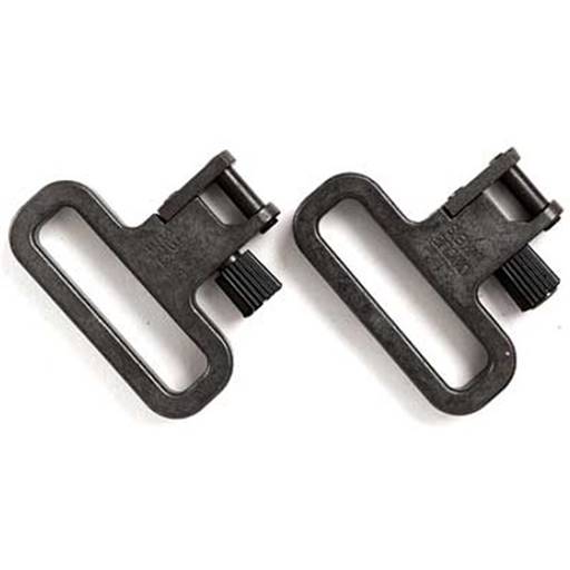 Uncle Mikes 1402-3 Sling Swivels 1.25" Black