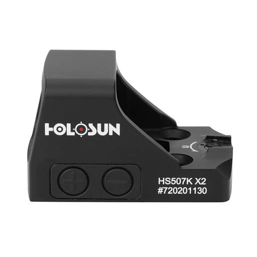 Holosun Technologies HS507K X2 Compact Pistol Red Dot 2 MOA Dot 32 MOA Circle Multi Reticle Shake Awake Night Vision Compatible