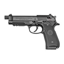 Beretta J9A9F102 92A1 9mm Luger 4.90" TB 17+1 Black Bruniton Steel Slide