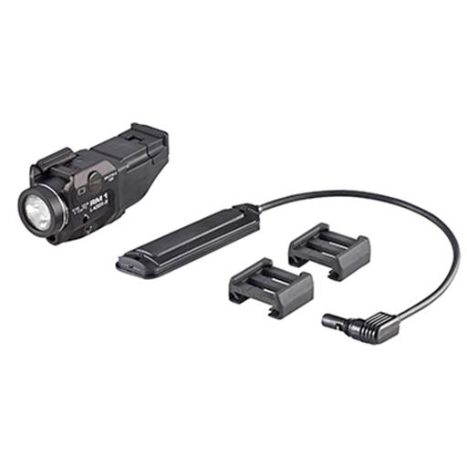 Streamlight 69445 TLR RM 1 500 Lumen With Red Laser Rifle Rail Mount CR123A Black Push Button and Remote Switch