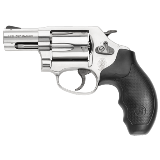 Smith & Wesson 162420 Model 60 357 Magnum Stainless Black Rubber Grip 2.125" Barrel