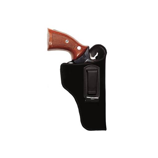 Uncle Mikes 89021 Inside The Waistband Right Hand Medium Revolver 4" Barrel Soft Black Holster