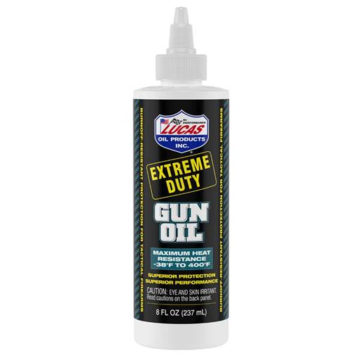 Lucas Oil 10870 Extreme Duty Gun Oil 8 Oz Liquid