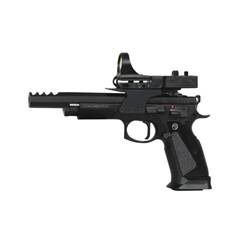 CZ-USA 91174 75 TS Czechmate 9mm Luger 5.23" 20+1 & 26+1 Black Aluminum