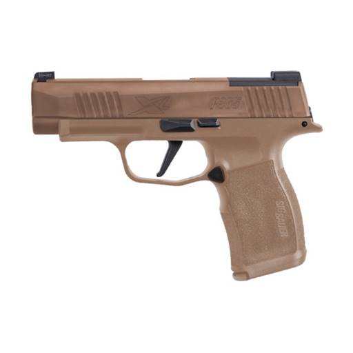 Sig Sauer 365XL-9-COYXR3-NRA19 P365 X Series XL NRA 9MM Coyote Tan Optic Cut No Safety 3.7" Barrel 12 Rounds
