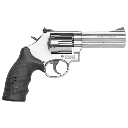 Smith & Wesson 164222 Model 686 357 Magnum Stainless Black Rubber Grip 4.125" Barrel 6 Shot