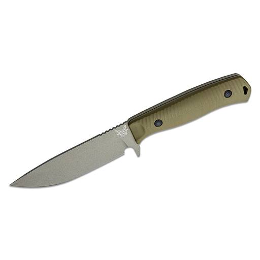 Benchmade 539GY Anonimus Fixed Blade Drop Point Green Grip