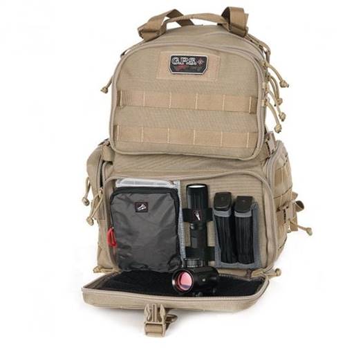 GPS GPS-T1612BPT Tactical Range Backpack Tan