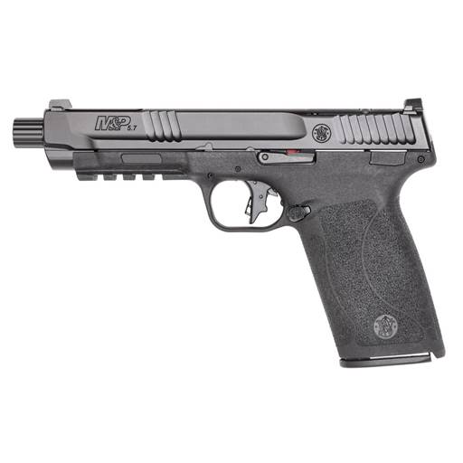 Smith & Wesson 13348 M&P 57 5.7x28 Black 5" Threaded Barrel Optic Cut No Safety 22 Rounds