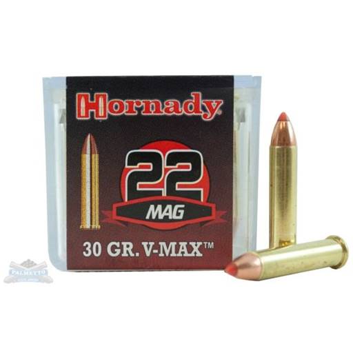 Hornady 83202 Varmint Express 22 Magnum 30 Grain VMax 50 Round Box