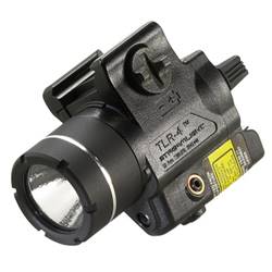 Streamlight TLR-6 100 Lumen Fits Glock 42/43/43X/48  with Red Laser CR123A Black Push Button 69270