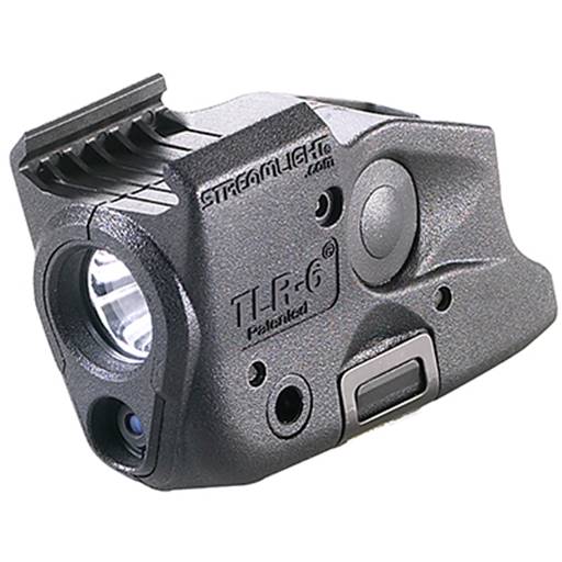 Streamlight 69273 TLR-6 100 Lumen With Red Laser Fits Smith & Wesson M&P Shield CR123A Black Push Button
