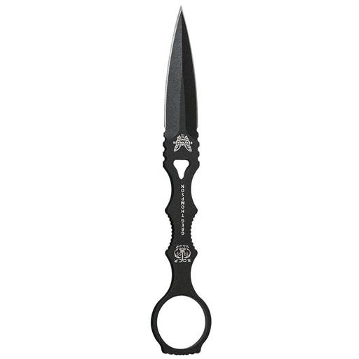 Benchmade 176BK SOCP Fixed Blade Dagger Black Double Sided Spear Point