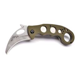 Emerson Knives KARAMBIT-SF Karambit Flipper Stone Wash Plain Edge