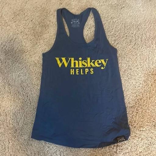 GS2242-L Grunt Style- Whiskey Helps- Ladys Tank L