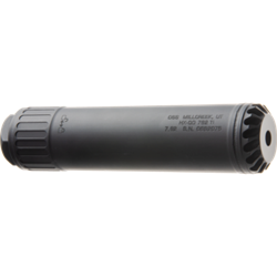 OSS 1623 HX-QD 762 TI 30 Cal 1.60" Black Titanium 5/8"-24 tpi