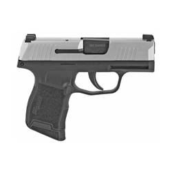 Sig Sauer 365-9-TXR3 Striker Fired 9mm Stainless Steel Two Tone Night Sights 2 10 Round Mags 1 Flush 1 Extended