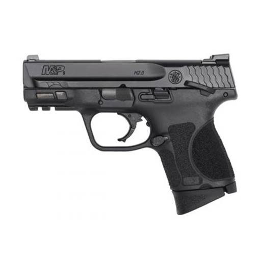 Smith & Wesson 12482 M&P 2.0 Subcompact 9MM Black 3.6" Barrel Manual Safety 12 Round