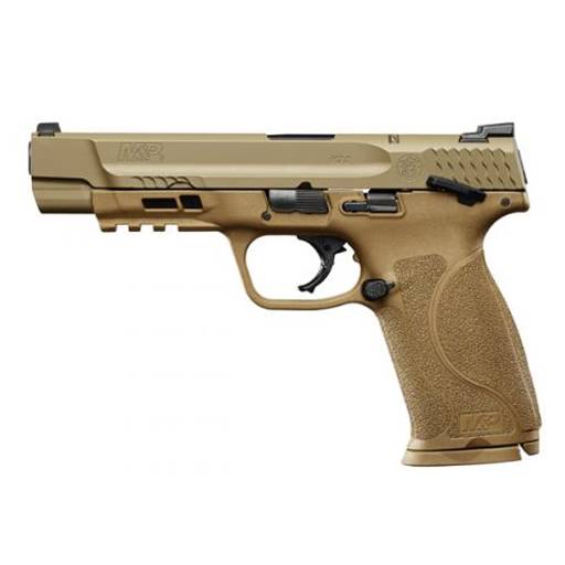Smith & Wesson 11537 M&P 2.0 9mm FDE 5" Barrel Manual Safety  17 Round