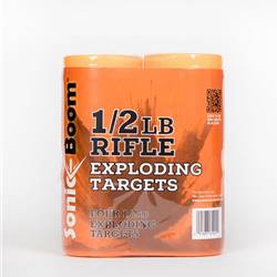 Sonic Boom SBT014P 1 LB Exploding Rifle Target 4 Pack