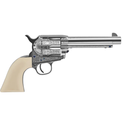 Uberti 1873 Single Action Cattleman NM Outlaws & Lawmen "Teddy" .45 Colt 5.5"Bbl F/N Plated Steel Revolver