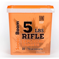 Sonic Boom SBTHP10P 1/2 lb Exploding Rifle Target - 10 Pack