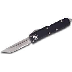 Microtech 233-11 UTX-85 Tanto Partial Serrated OTF