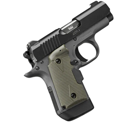 Kimber America 3300178 Micro 9 Woodland Night (LG) Pistol 9mm Luger 3.15" Barrel 7-Round Black Crimson Trace Lasergrip Olive Drab