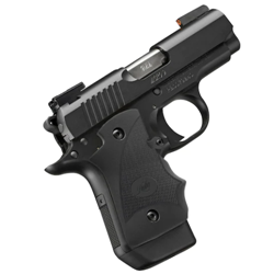 Kimber America 3300194 Micro 9 Nightfall (DN) Pistol 9mm Luger 3.15" Barrel 7-Round Black with TRUGLO TFX Pro Sights and Hogue WrapAround Grip Black