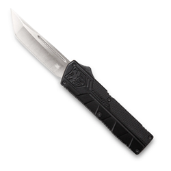 Cobra Tec Knives BCTLWTNS 3.25" Tanto Not Serrated LIGHTWEIGHT BLACK OTF