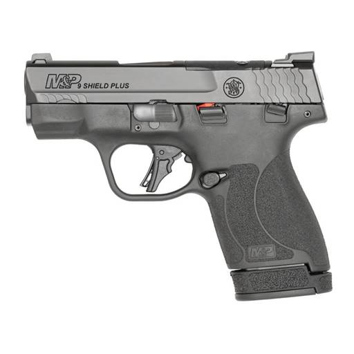 Smith & Wesson 13536 M&P 9 Shield Plus OR 9mm Optic Ready Black  Tritium Night Sight 3.1" Barrel 13 Rounds