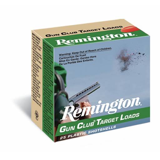 Federal 20239 Remington Gun Club Target Loads 20 Gauge 7.5 Shot 2 3/4in 25 Round Box