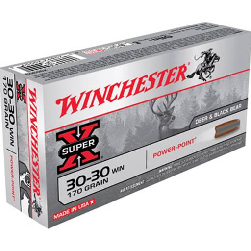 Winchester X30303 Super X 30-30 170 Grain Power Point 20 Round Box