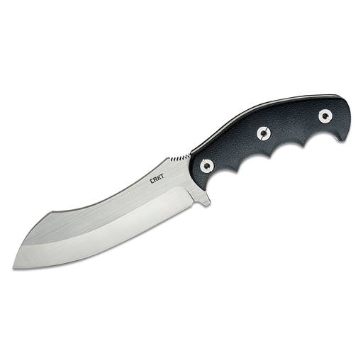CRKT 2866 Catchall Black Grip Stain Brush Sheepsfoot Fixed Blade
