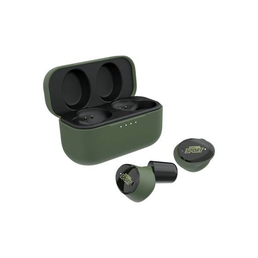 Isotunes IT-17 Caliber Earbuds In Ear Bluetooth Tactical Sound Control 25 NRR Green