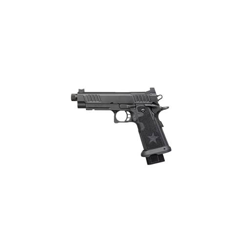 Staccato 12-1200-000303 P 9mm Optic Ready Steel Frame DLC Threaded 4.4" Barrel Tac Texture 20 Rounds