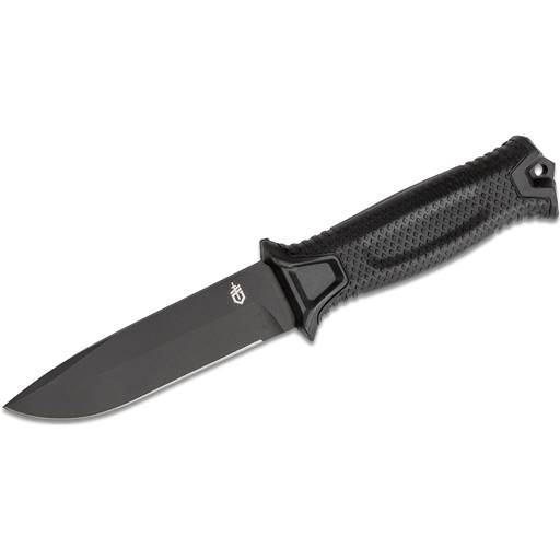 Gerber 30-001038 Strongarm Black Handle Black Drop Point Fixed Blade