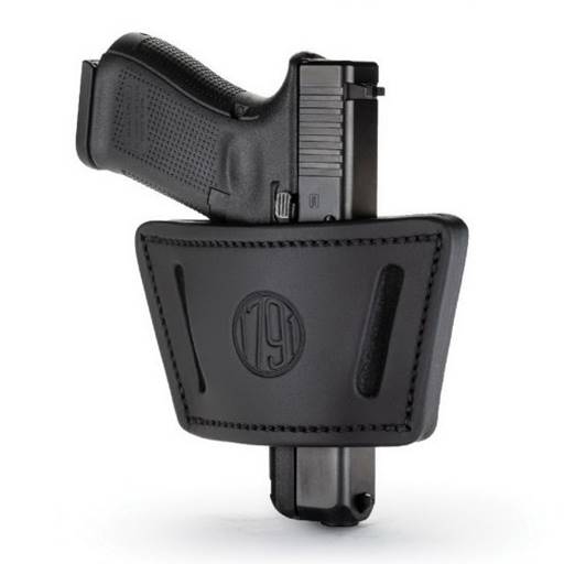 1791 Gunleather UIW-SBL-A Universal Holster Small and Mid Frame Stealth Black IWB/OWB