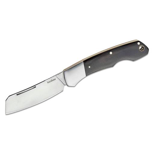 Kershaw 4384 Parley Black Handle Satin Cleaver Blade